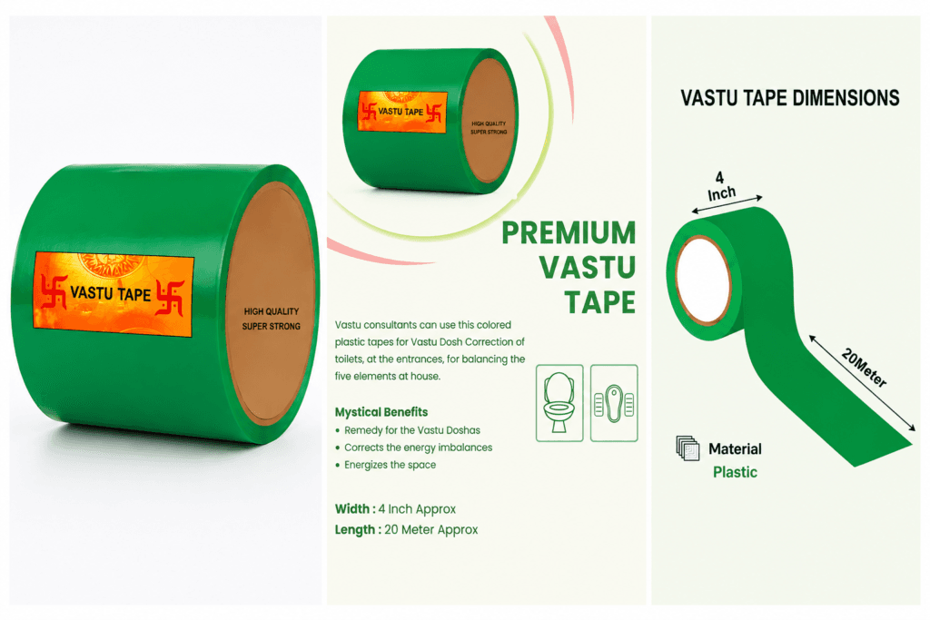 Vastu Green Colour Tape